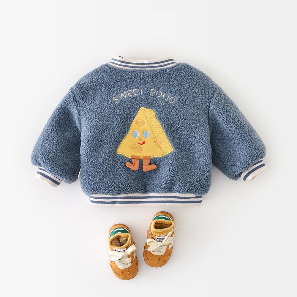 Toddler Boy Winter Fleece Jacket - Infantil meninas algodão acolchoado jaqueta mais