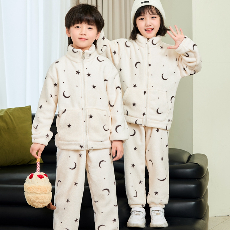 Toddler Boy Winter Fleece Jacket - Conjunto de pijama de inverno para