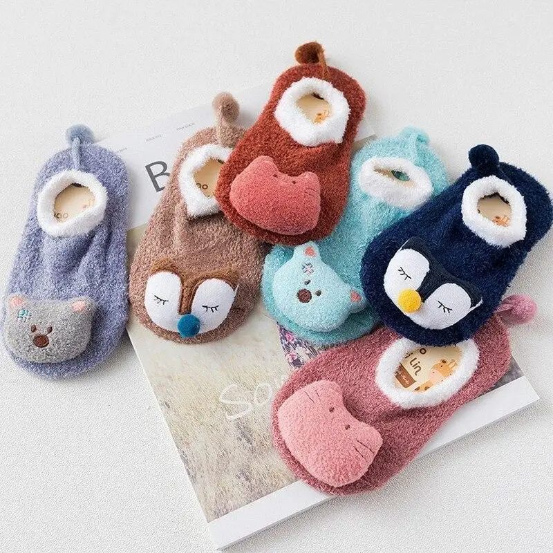 Unisex Baby Socks Non Slip - Meias de bebê para o inverno,