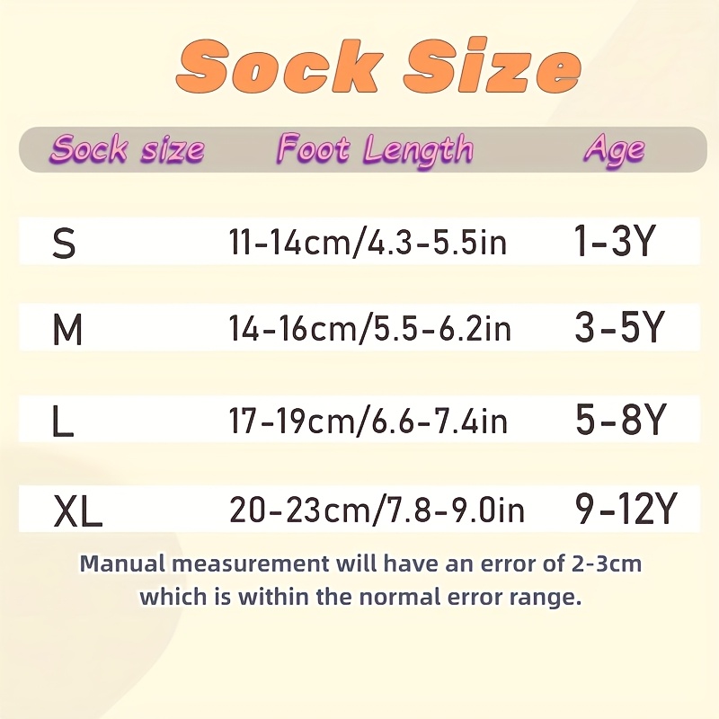 5 pares de meias infantis com  - Unisex Baby Socks Non Slip avaliação e preço