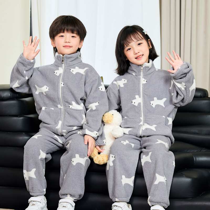 Conjunto de pijama de inverno  - Toddler Boy Winter Fleece Jacket avaliação e preço