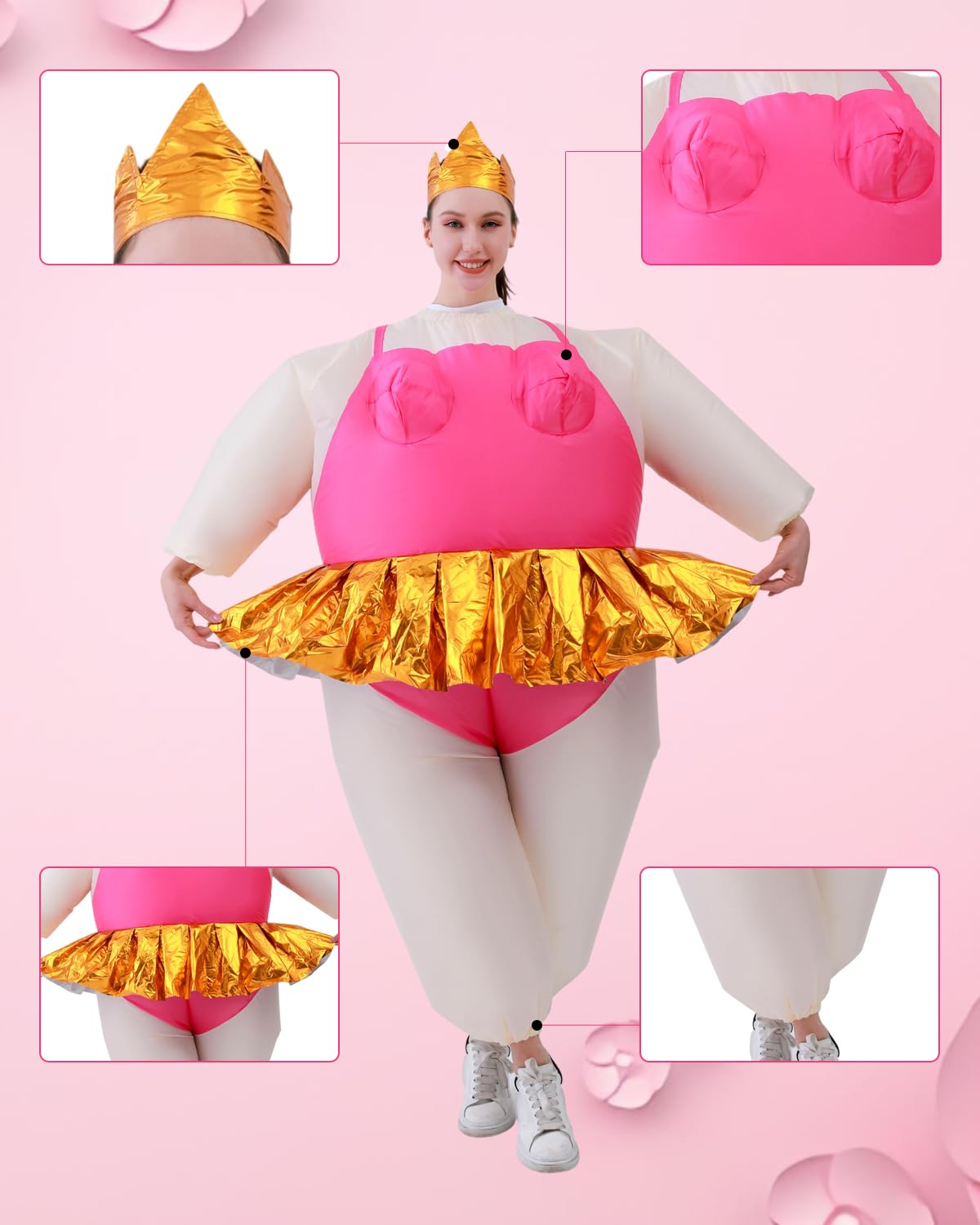 Traje Inflável de Poliéster pa - Maternity Wear avaliação e preço