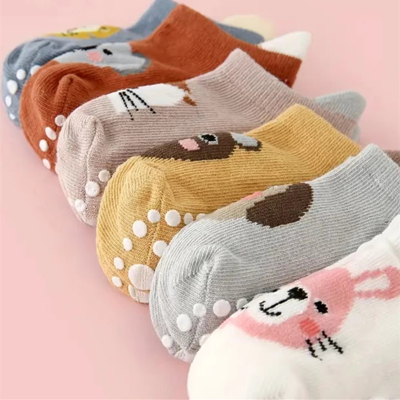 6 pares/lote meias do bebê rec - Unisex Baby Socks Non Slip avaliação e preço