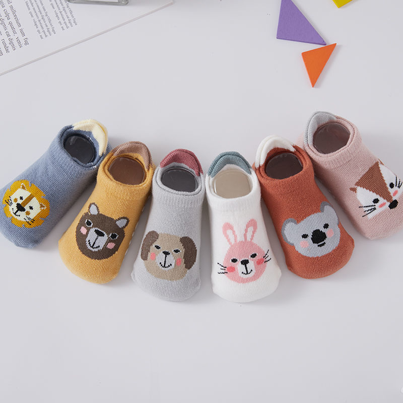 6 pares/lote meias do bebê rec - Unisex Baby Socks Non Slip avaliação e preço
