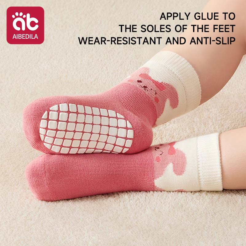 3 pares bebê adorável animais  - Unisex Baby Socks Non Slip avaliação e preço