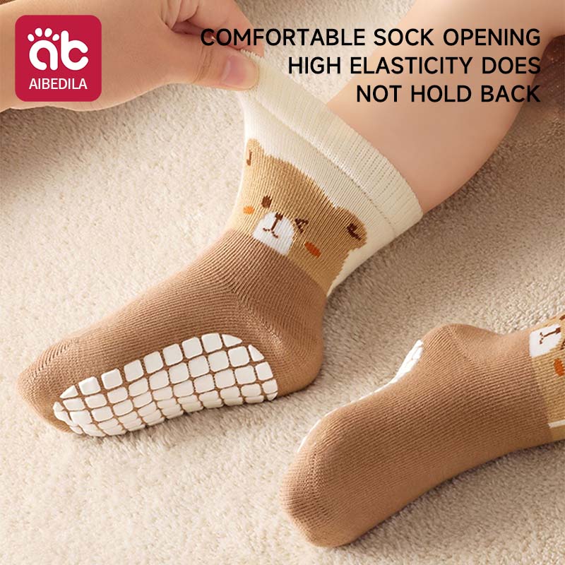 3 pares bebê adorável animais  - Unisex Baby Socks Non Slip avaliação e preço