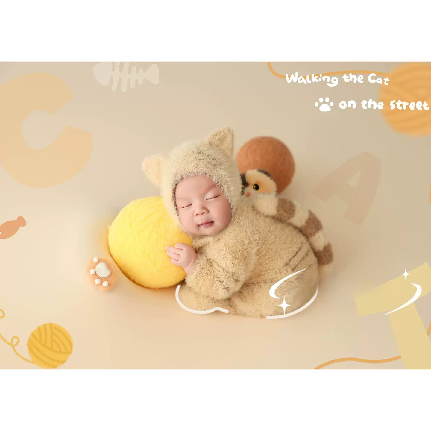 Fantasia de Tema Gato Recém-Na - Infant Photography Props Outfit avaliação e preço