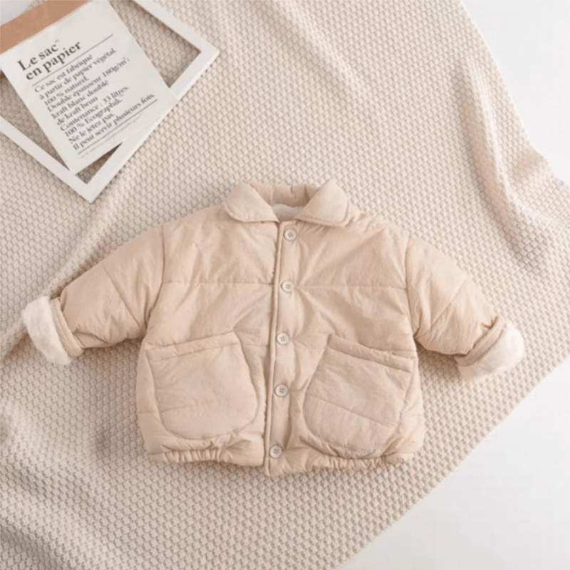 Bebê menina menino velo dentro - Toddler Boy Winter Fleece Jacket avaliação e preço