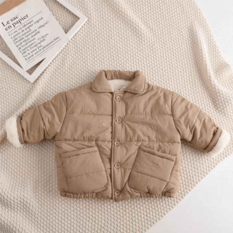 Bebê menina menino velo dentro - Toddler Boy Winter Fleece Jacket avaliação e preço
