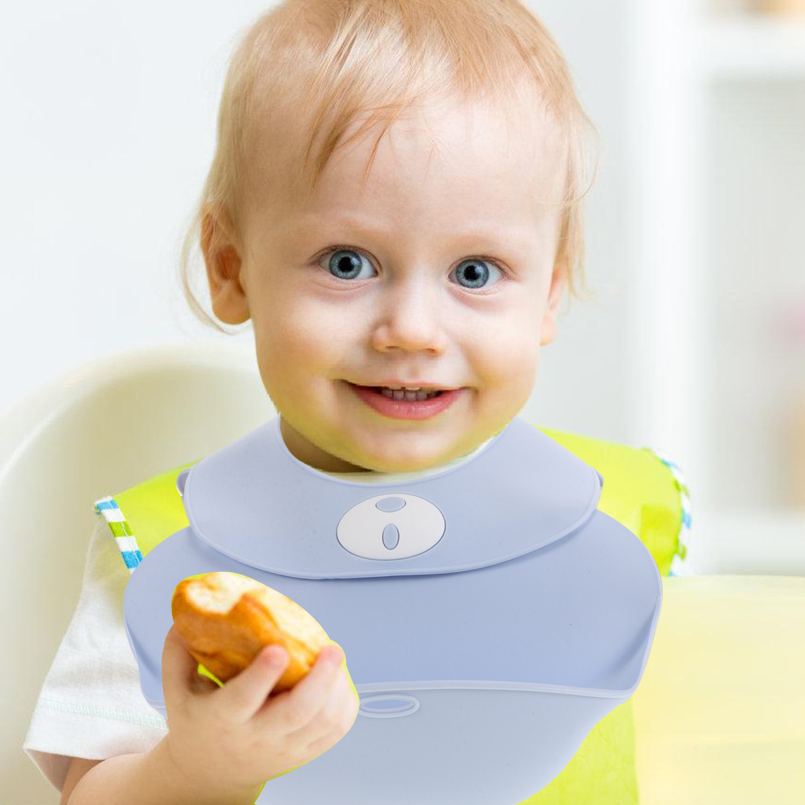 Babete de silicone impermeável - Waterproof Baby Bibs Silicone avaliação e preço